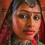 Jaipur, India. Woman at wedding